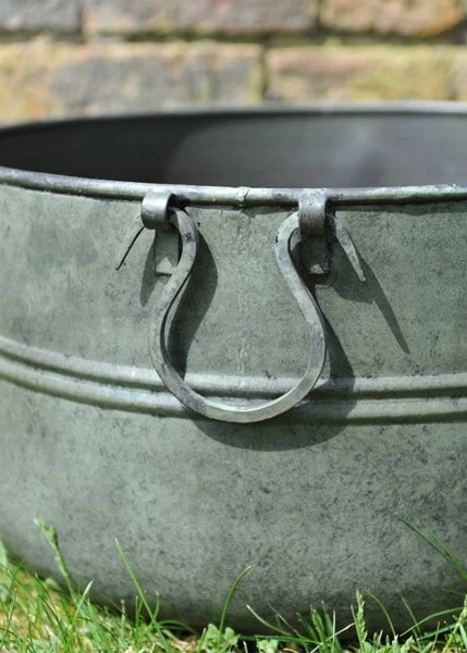 Verdigris Plant Bowl/drink Bucket 5 Verdigris Plant Bowl/drink Bucket - Image 5