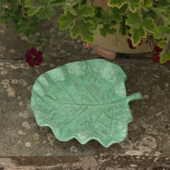 Verdigris Leaf Bird Bath 8 Verdigris Leaf Bird Bath -Perennials Sales pr2000028402 card4 lg