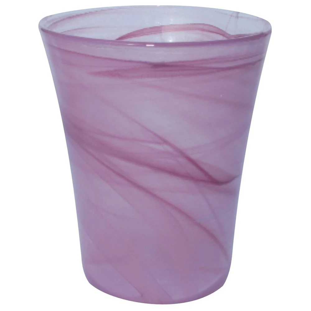 Recycled Glass Flared Orchid Pot - Violet 3 Recycled Glass Flared Orchid Pot - Violet - Image 3