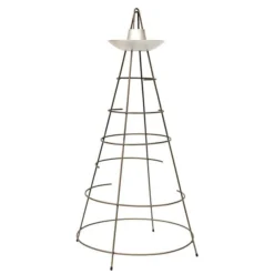 Sweet Pea Obelisk With Bird Bowl - Crocus Green 5 Sweet Pea Obelisk With Bird Bowl - Crocus Green -Perennials Sales pr2000037556 card3 lg