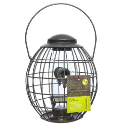 Pewter Flick N Click Squirrel Resistant Seed Feeder