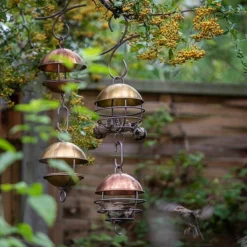 Brushed Copper Satellite Fat Ball Feeder 16 Brushed Copper Satellite Fat Ball Feeder -Perennials Sales pr2000040691 card8 lg