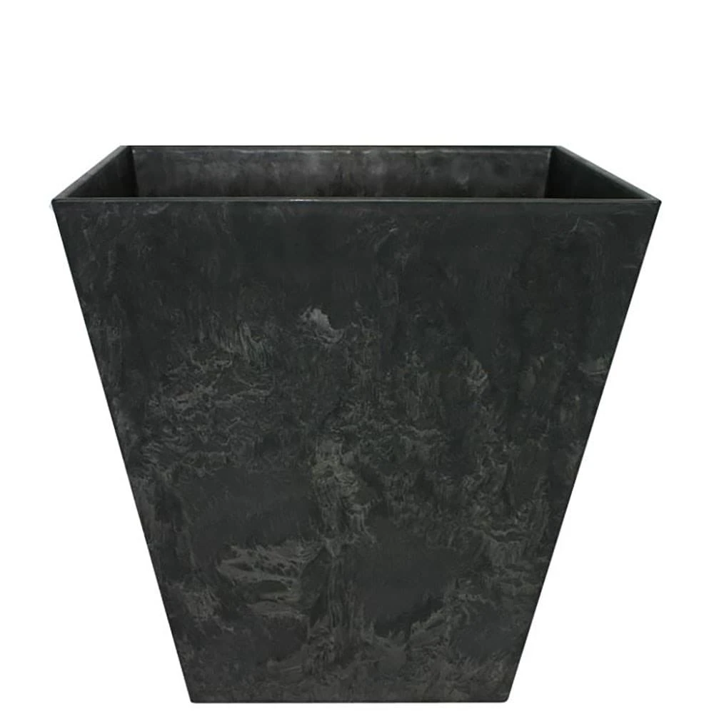 Tapered Plant Pot - Black 3 Tapered Plant Pot - Black - Image 3