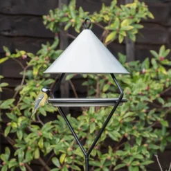 Bird Feeding Hut On Stake - Putty Grey 6 Bird Feeding Hut On Stake - Putty Grey -Perennials Sales pr2000041725 card3 lg