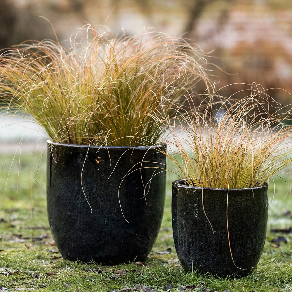 Glazed Ceramic Pot - Misty Black 5 Glazed Ceramic Pot - Misty Black - Image 5