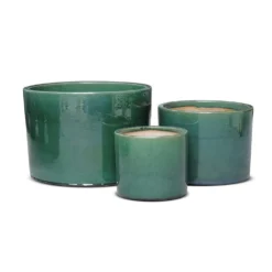 Glazed Ceramic Cylinder Crackle Green -Perennials Sales pr2000046309 card5 lg