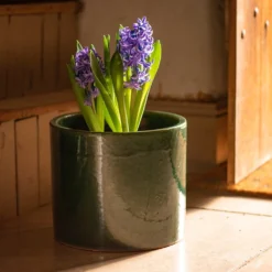 Glazed Ceramic Cylinder Crackle Green -Perennials Sales pr2000046309 card6 lg