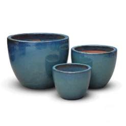 Glazed Terracotta Pot - Reef Blue 11 Glazed Terracotta Pot - Reef Blue -Perennials Sales pr2000046329 card6 lg