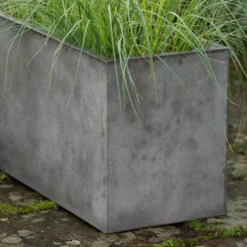 Rectangular Terrace Planter - Weathered Cement 10 Rectangular Terrace Planter - Weathered Cement -Perennials Sales pr2000048710 card5 lg