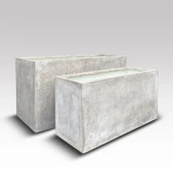 Rectangular Terrace Planter - Weathered Cream 13 Rectangular Terrace Planter - Weathered Cream -Perennials Sales pr2000048714 card4 lg