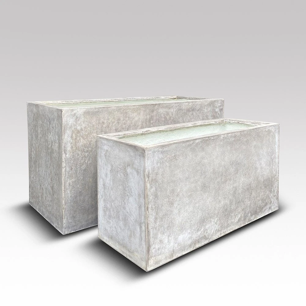 Rectangular Terrace Planter - Weathered Cream 4 Rectangular Terrace Planter - Weathered Cream - Image 4