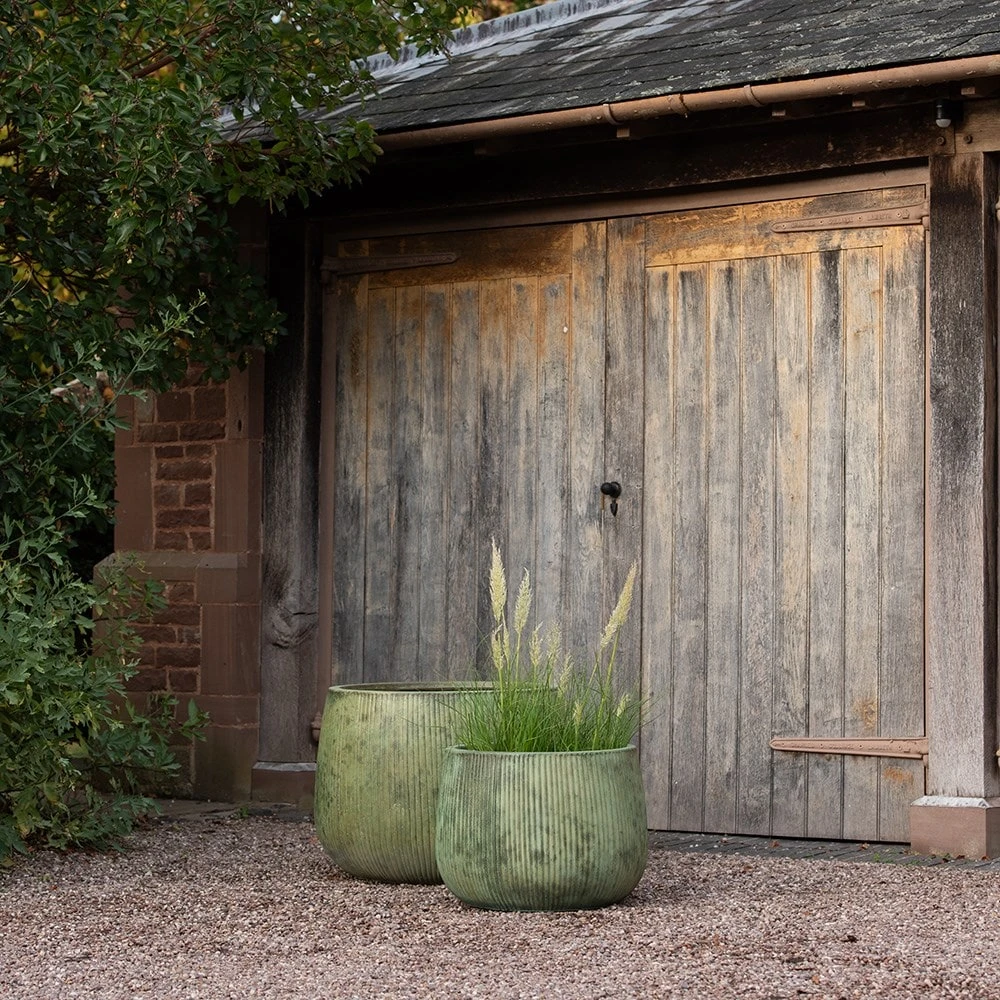 Ripple Bowl Planter - Verdigris 10 Ripple Bowl Planter - Verdigris - Image 10
