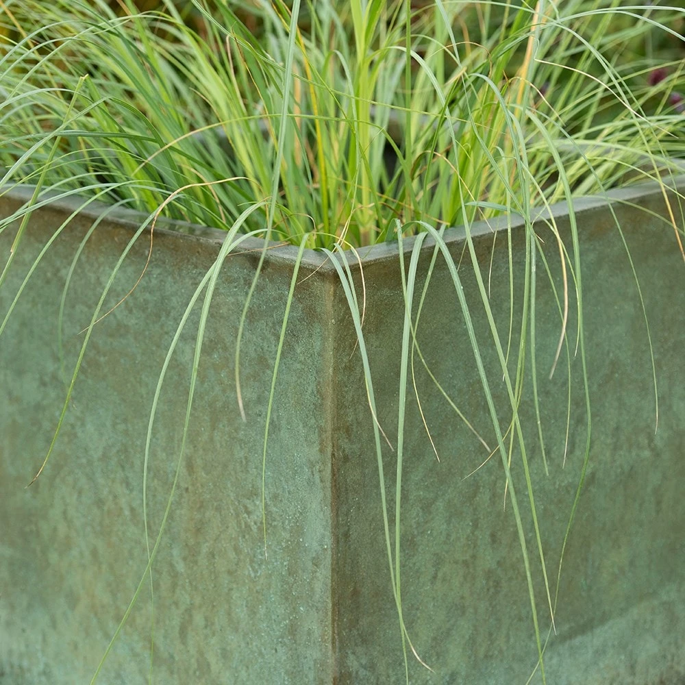 Square Terrace Planter - Verdigris 6 Square Terrace Planter - Verdigris - Image 6
