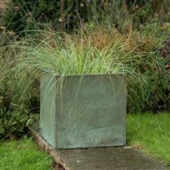 Square Terrace Planter - Verdigris 14 Square Terrace Planter - Verdigris -Perennials Sales pr2000048721 card7 lg