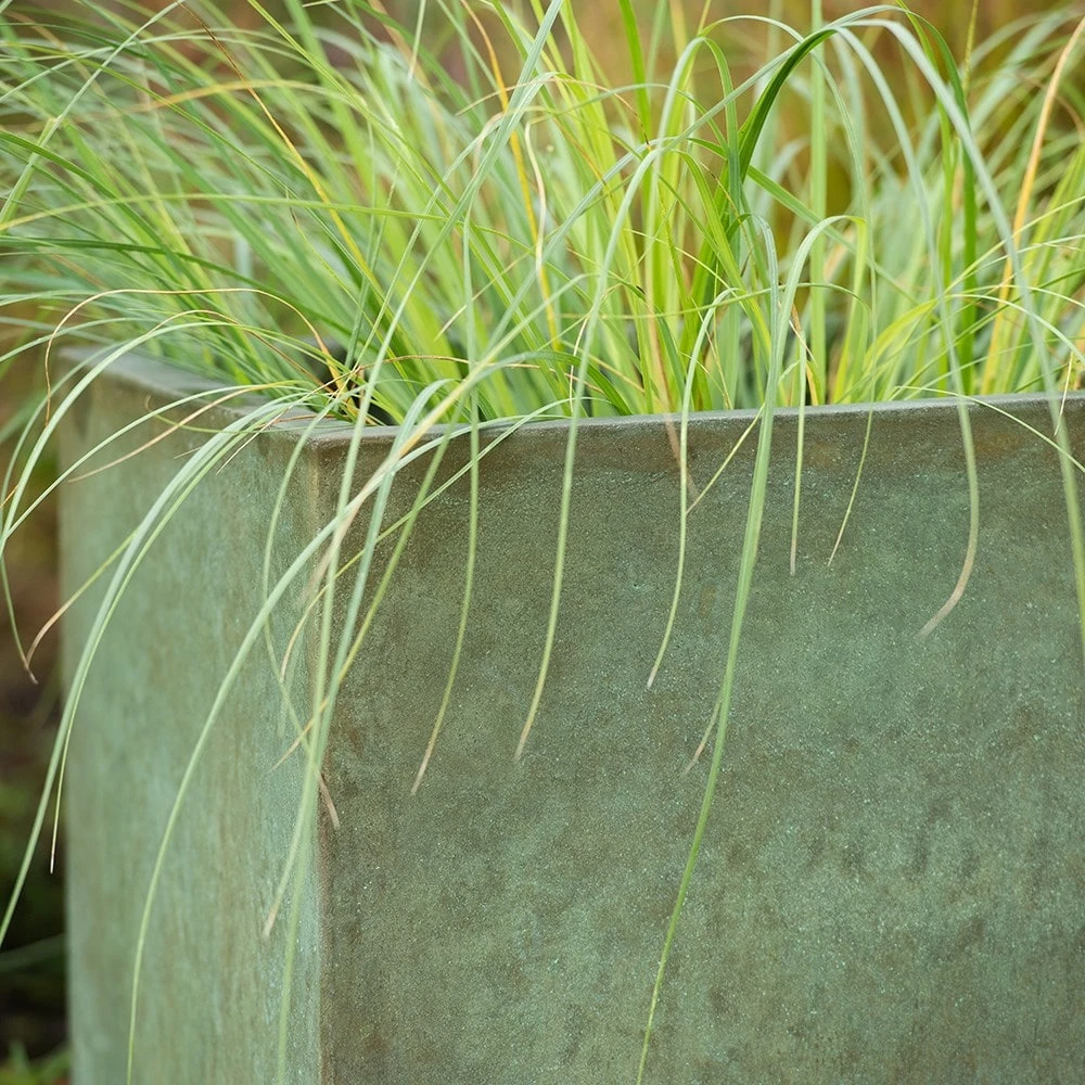 Square Terrace Planter - Verdigris 8 Square Terrace Planter - Verdigris - Image 8