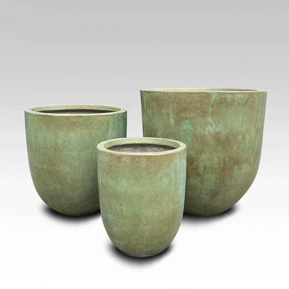 Drop Planter - Verdigris 4 Drop Planter - Verdigris - Image 4